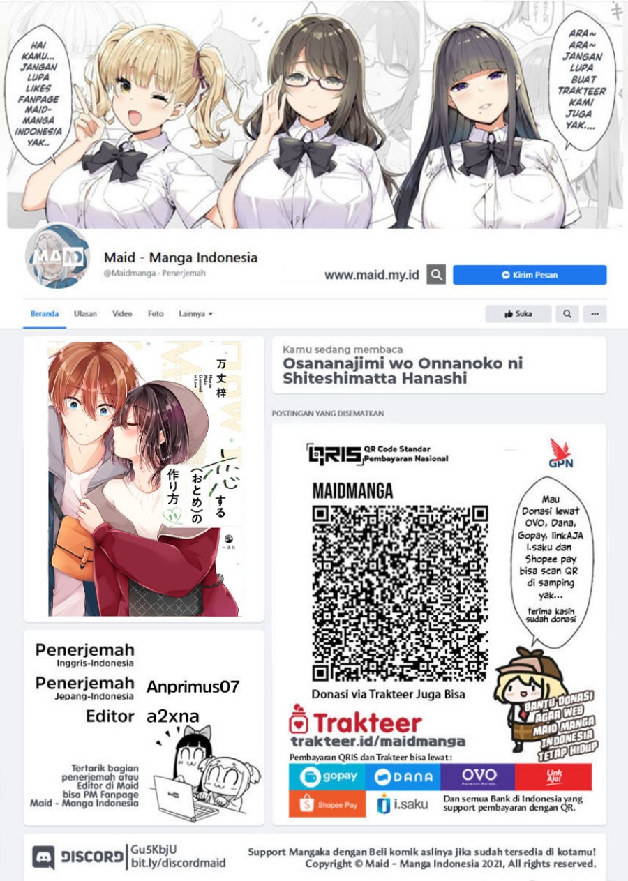 Osananajimi wo Onnanoko ni Shiteshimatta Hanashi Chapter 127 Bahasa Indonesia